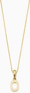 Oradina 14K Gold My Number Pendant Necklace