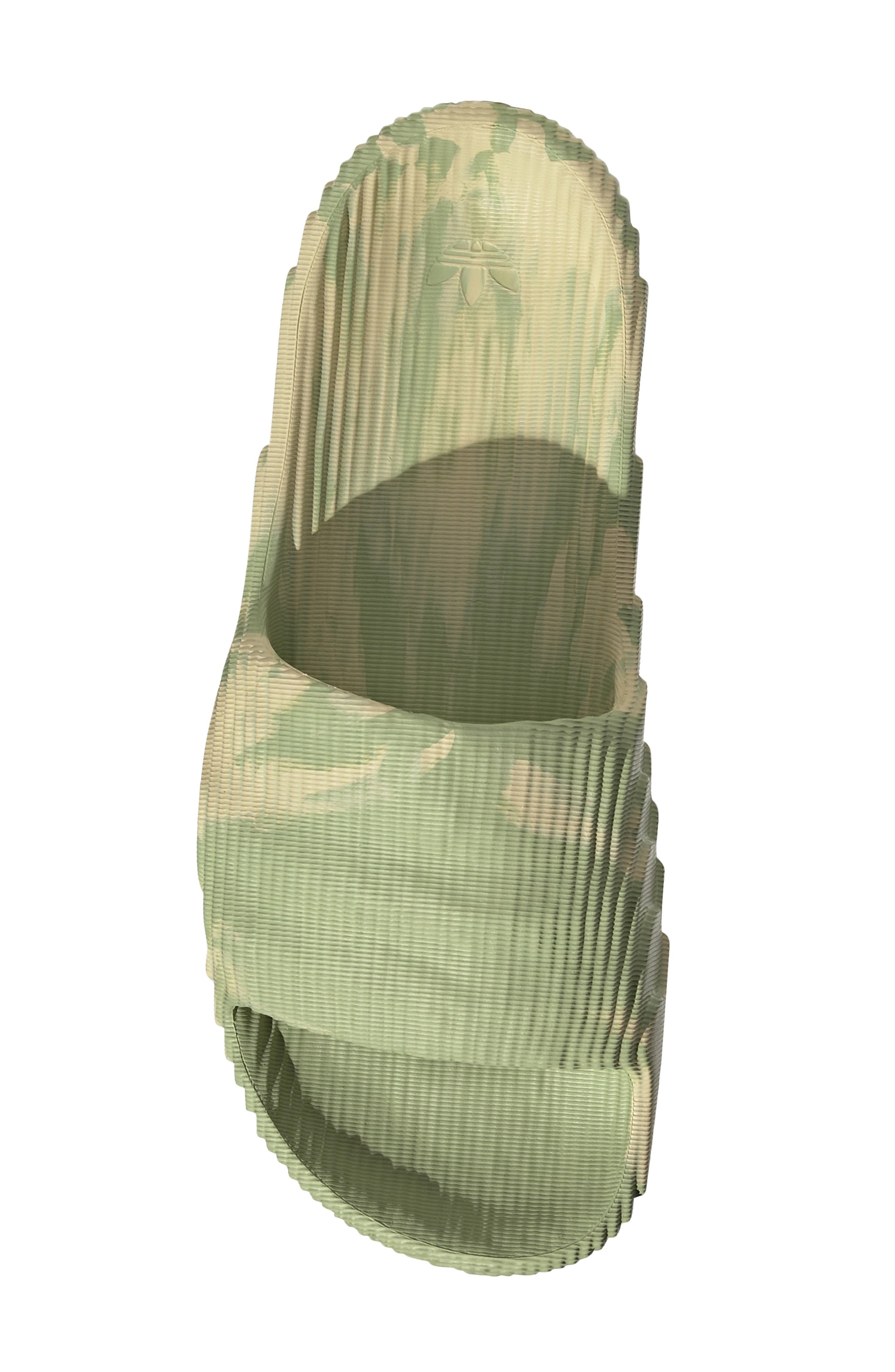 Adilette Comfort Slide Sandal, Alternate, color, GREEN MULTI