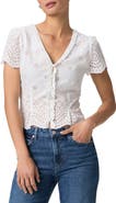 PAIGE Quinta Broderie Anglaise Top
