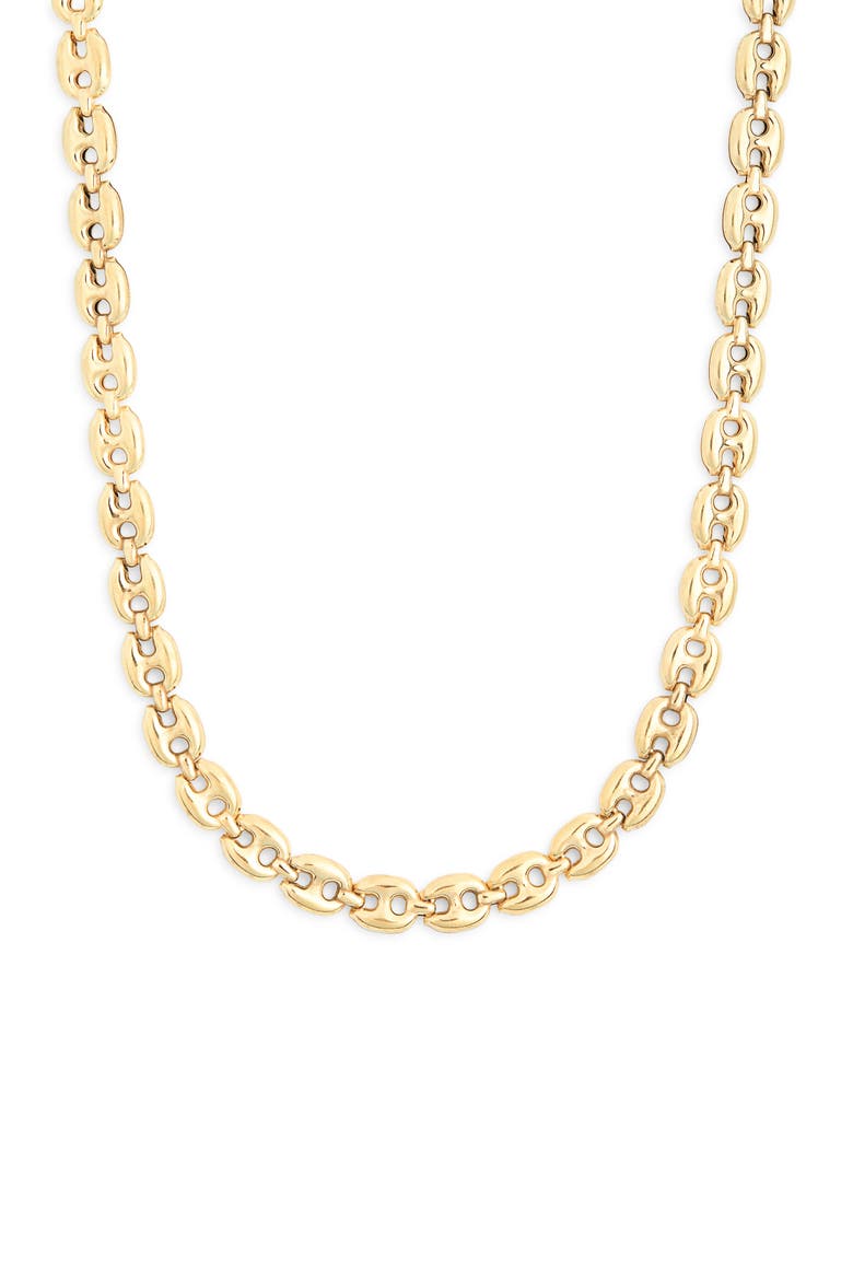 Diamond Chain Link Necklace - 0.2ct., Main, color, YELLOW GOLD