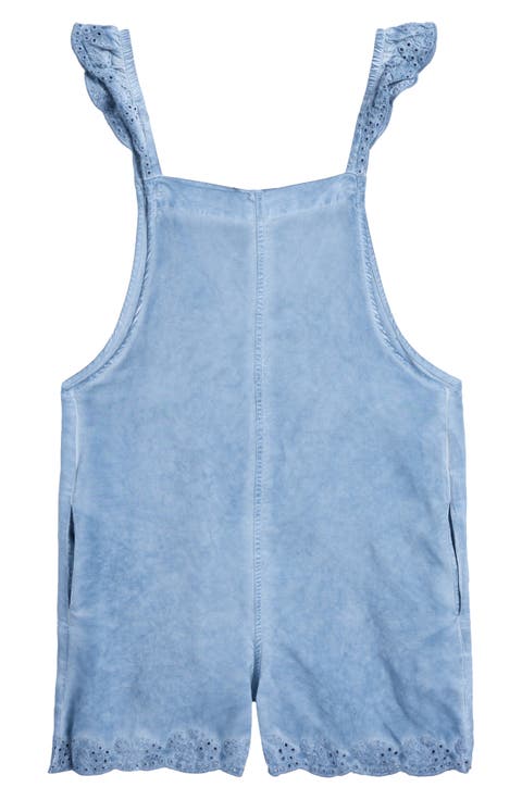 Kids' Ruffle Shoulder Romper (Big Kid)