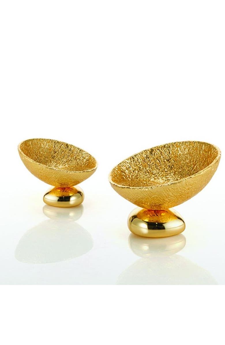 Lunares Nest Rock Candy Dish, Main, color, Gold