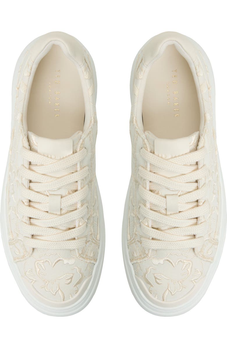 Ted Baker London Adison Platform Sneaker, Alternate, color, Natural