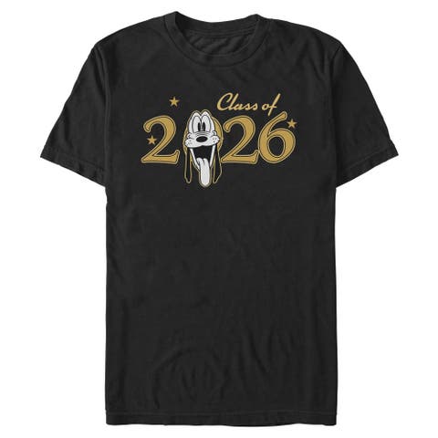 Men's Mickey & Friends Pluto Class of 2026 Stars  Graphic T-Shirt