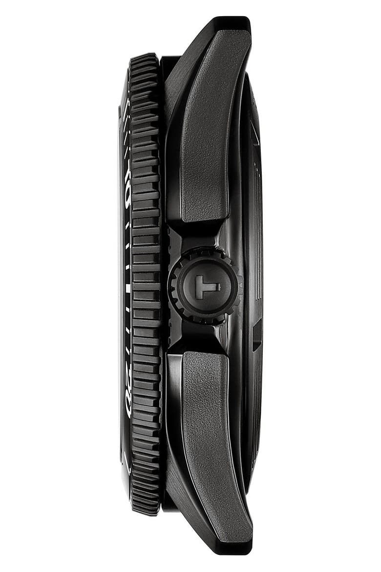 Seastar 1000 Powermatic 80 Bracelet Watch, 40mm, Alternate, color, BLACK