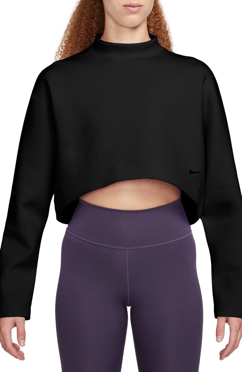 Nike Prima FutureMove Oversize Dri-FIT Crop Sweatshirt, Main, color, 