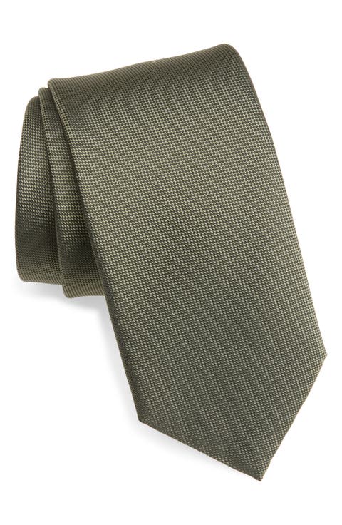 Geometric Jacquard Tie