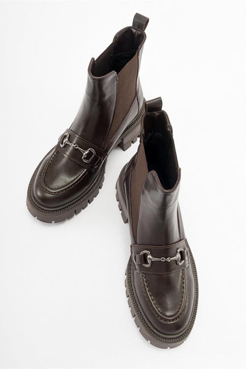Prologue Shoes Vesper Buckled Chelsea Boot In Multi