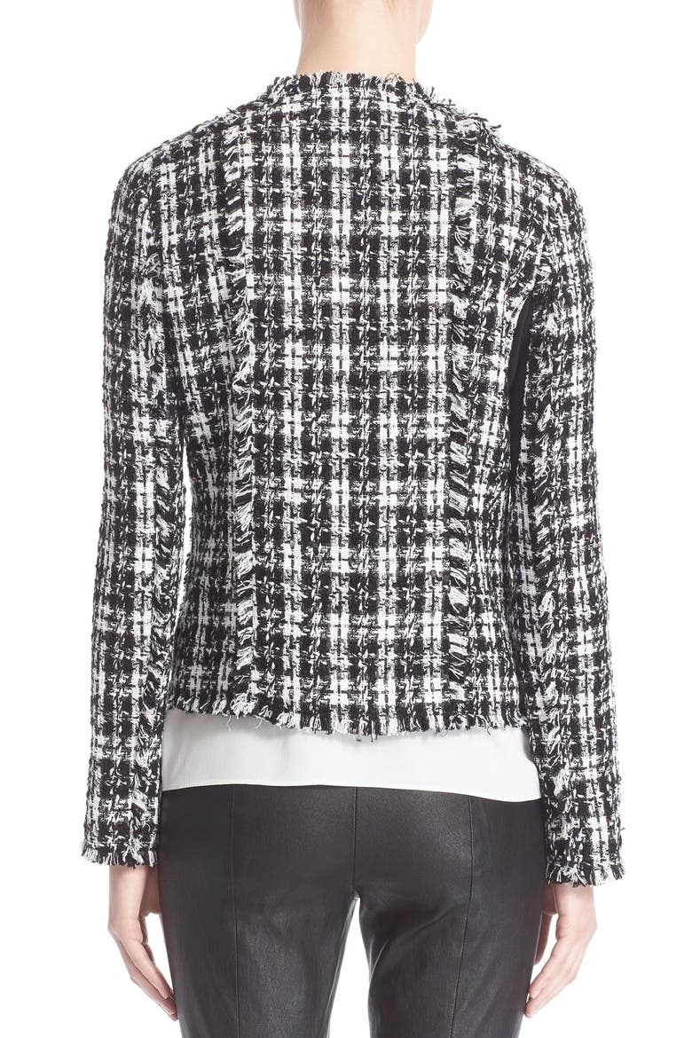 'Nocturnal' Tweed, Alternate, color, BLACK/ WHITE