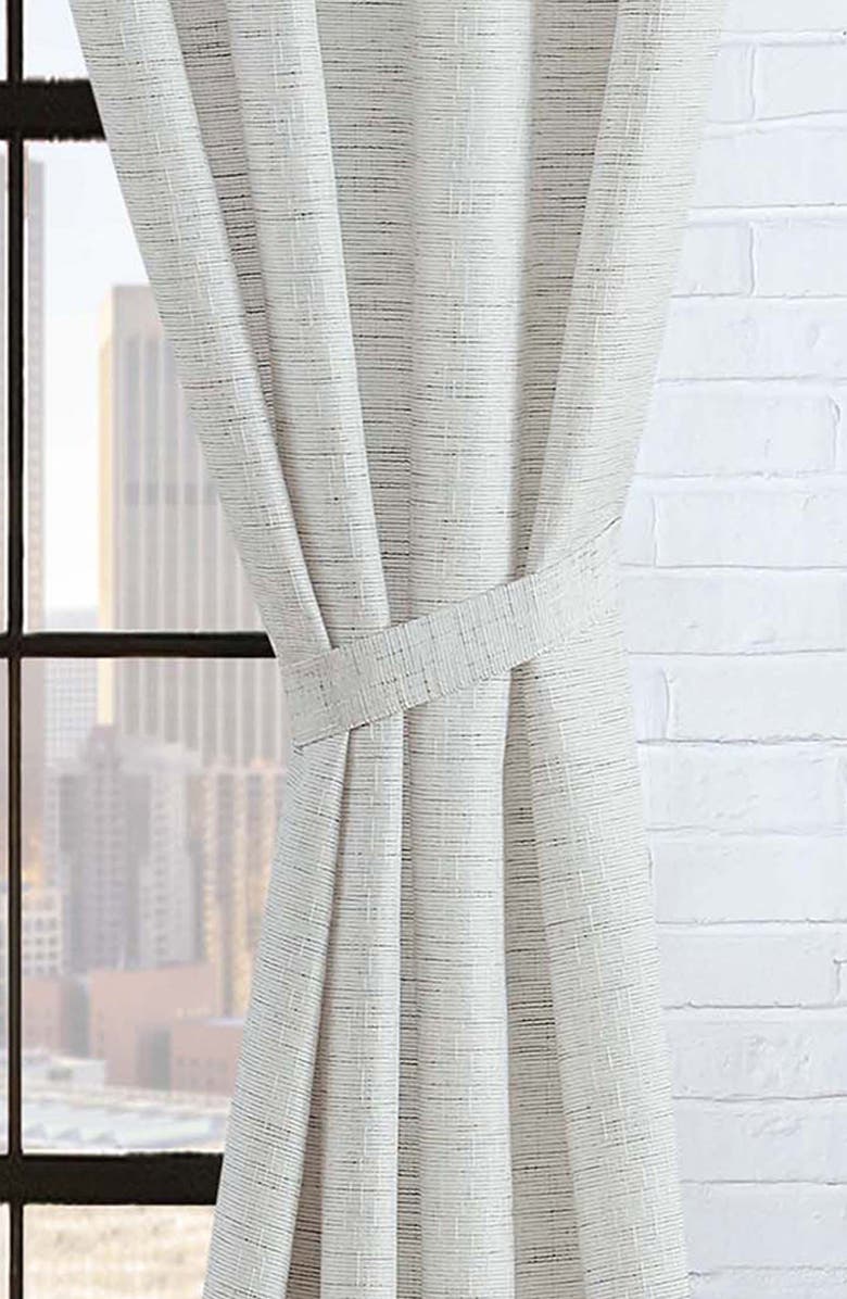 Lucky Brand Sierra Textured Set of 2 Curtain Panels, Alternate, color, Taupe