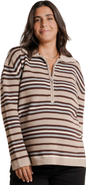 Nom Maternity Blaire Maternity Half-Zip Sweater