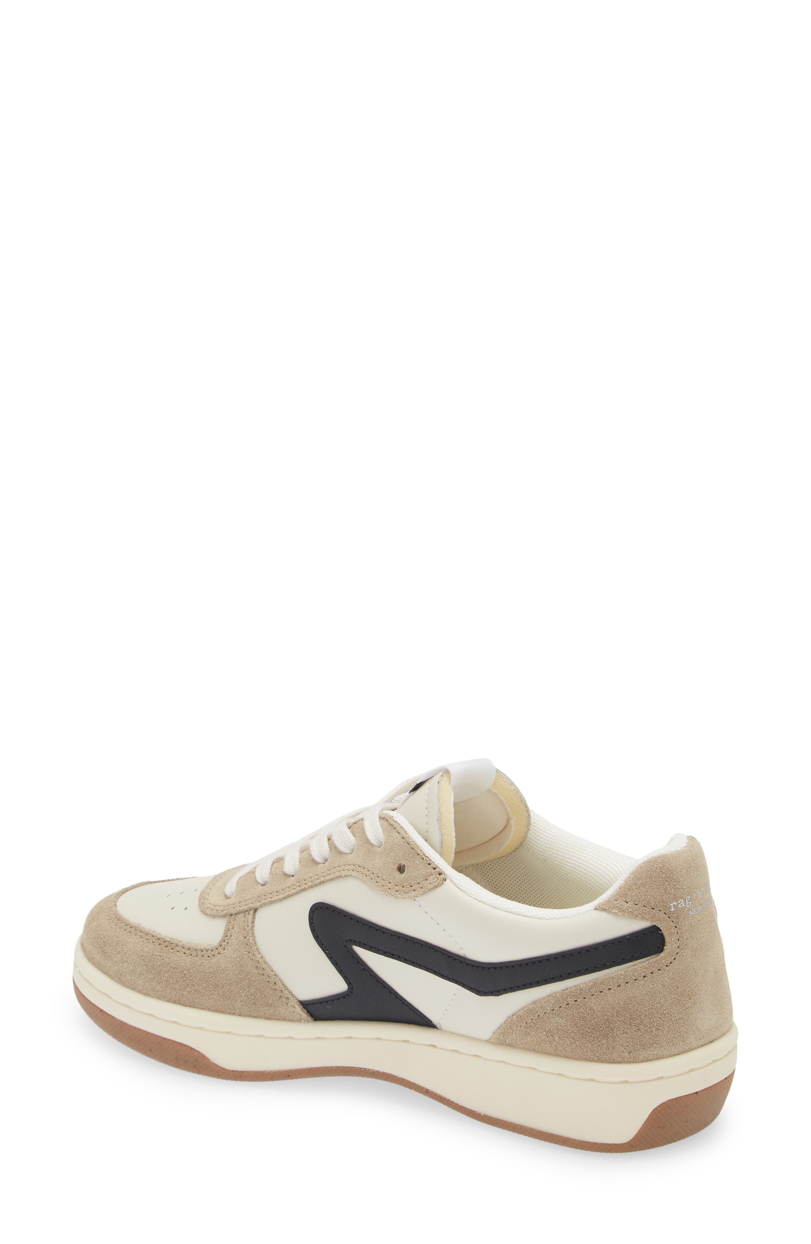 rag & bone Retro Court Sneaker, Alternate, color, Dove/ Sand