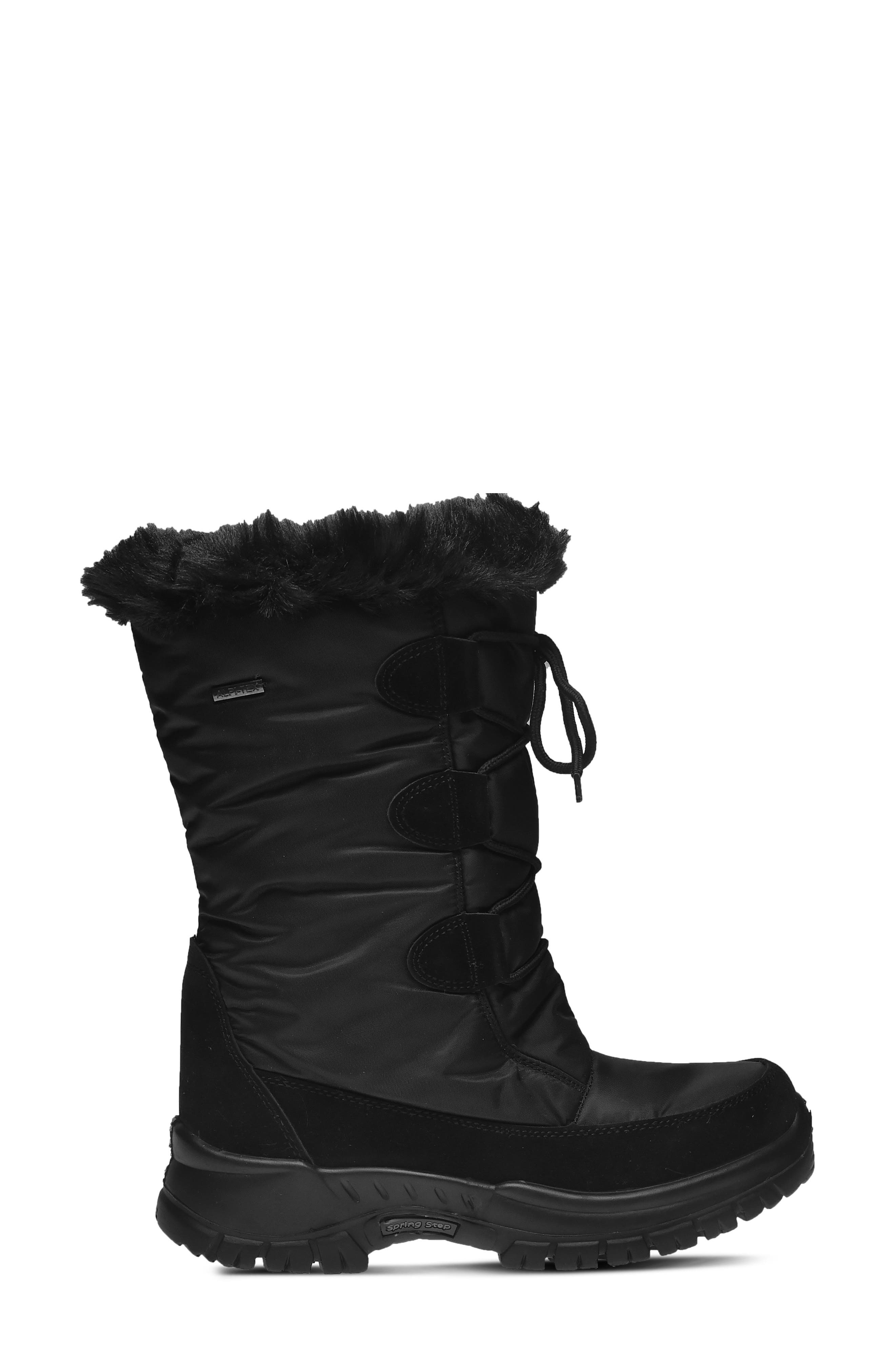 Spring Step Zurich Waterproof Faux Fur Boot, Alternate, color, 
