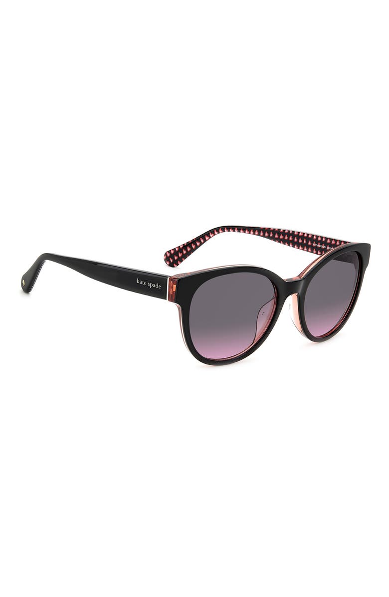 Kate Spade New York nathalie 55mm gradient round sunglasses, Alternate, color, 