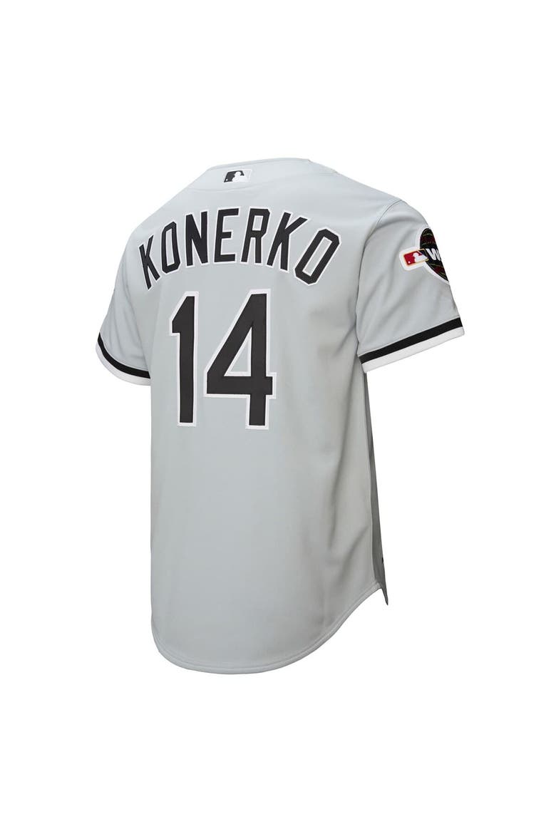 Men's Mitchell & Ness Paul Konerko Gray Chicago White Sox 2005 Throwback Authentic Jersey, Alternate, color, Gray