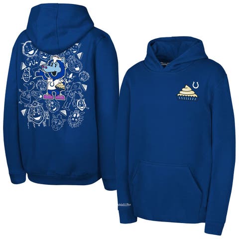 Youth Mitchell & Ness  Royal Indianapolis Colts Blue Pie Day Hoodie