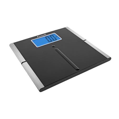 Escali Ultra Slim Easy Read Body Scale In Black