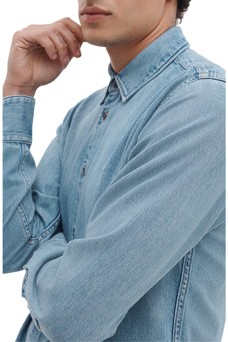 Tomlin Trim Fit Denim Button-Up Shirt, Alternate, color, CONRAD
