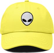 Dalix Alien Embroidered Classic Dad Cap