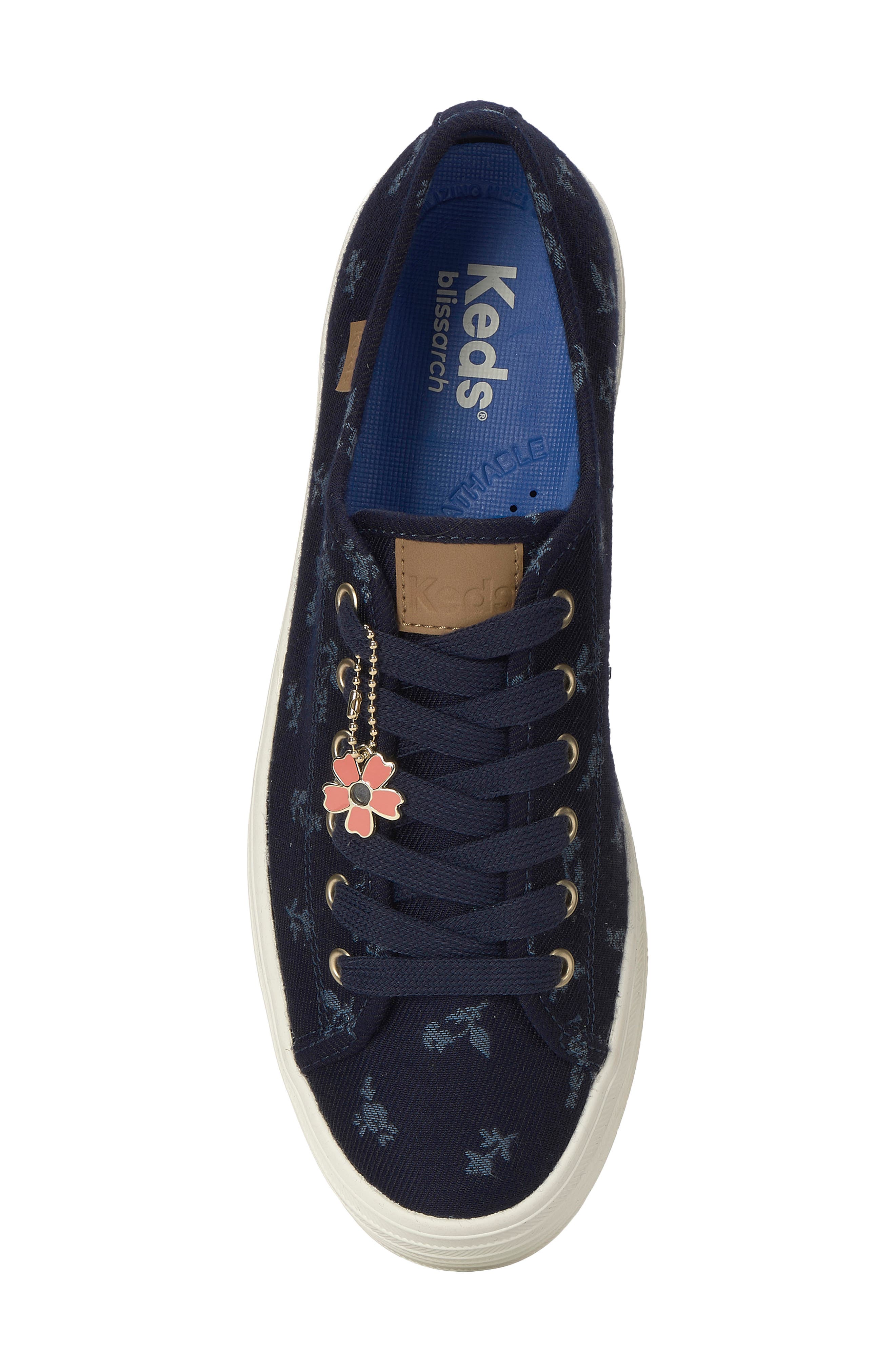 Triple Up Platform Sneaker, Alternate, color, BLUE