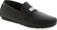 Roberto Cavalli Leather Embossed Driving Loafer