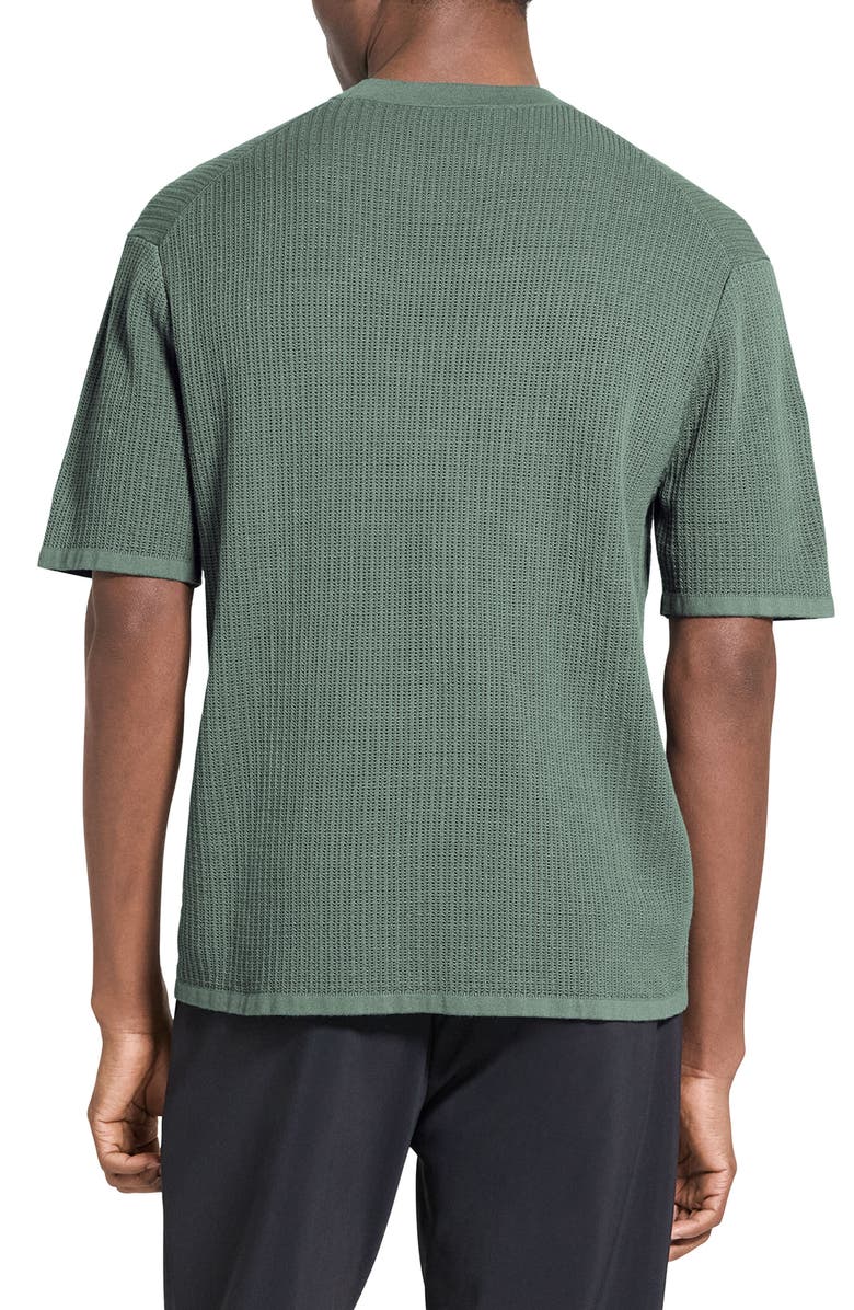 Theory Tactile Cotton Open Stitch T-Shirt, Alternate, color,