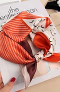 SILKSILKY Pure Silk Diversity Pattern Square Scarf
