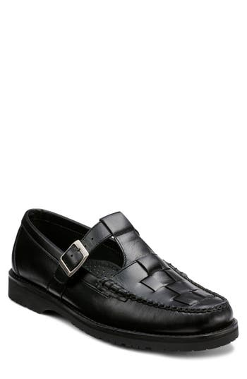 G.h.bass Fisherman Mini Lug Smooth Leather Weejun In Black