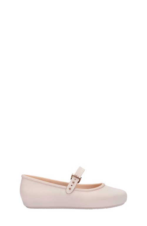 Mini Melissa Kids' Soft Ballerina Mary Jane Flat In Neutral