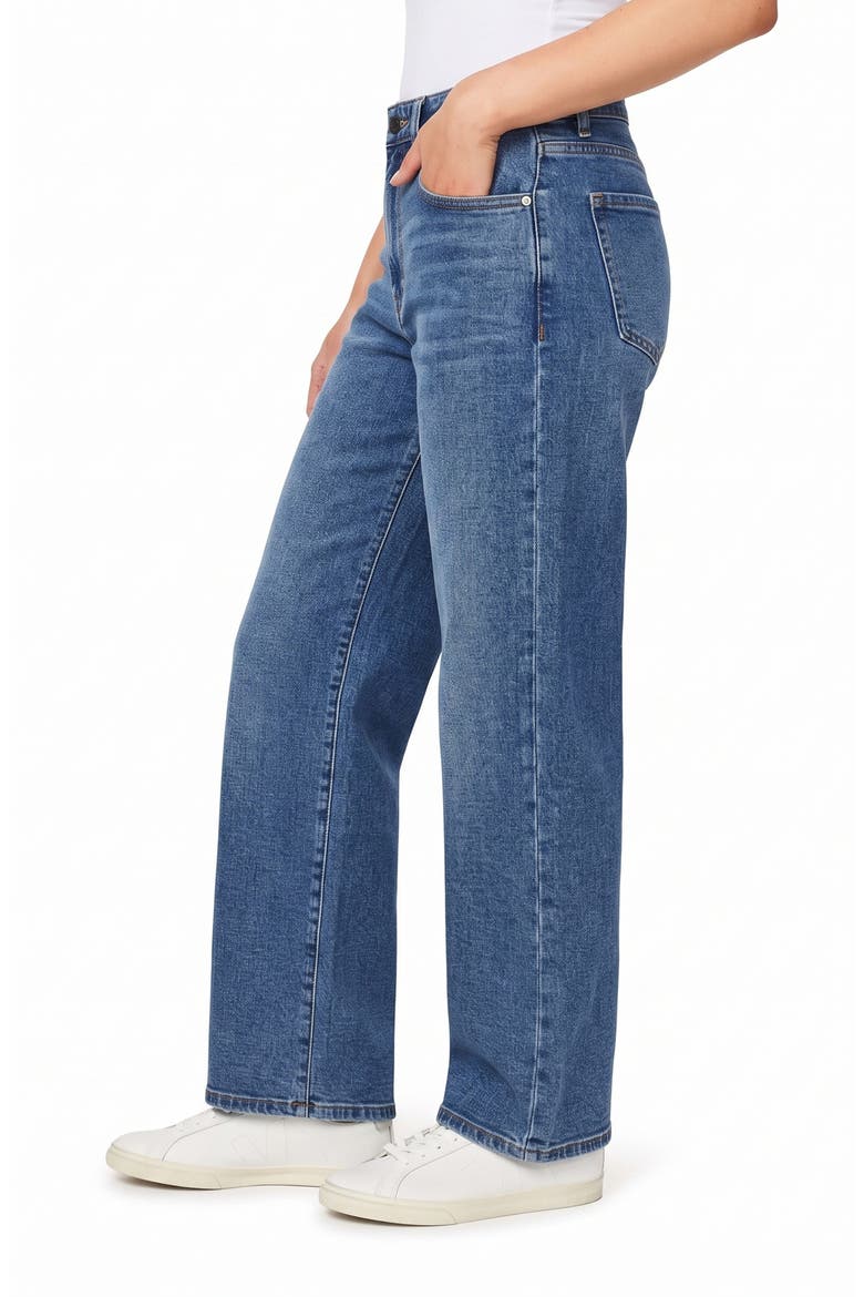 Emmy Relaxed Straight Leg Stretch Cotton Jeans, Alternate, color, MELBOURNE