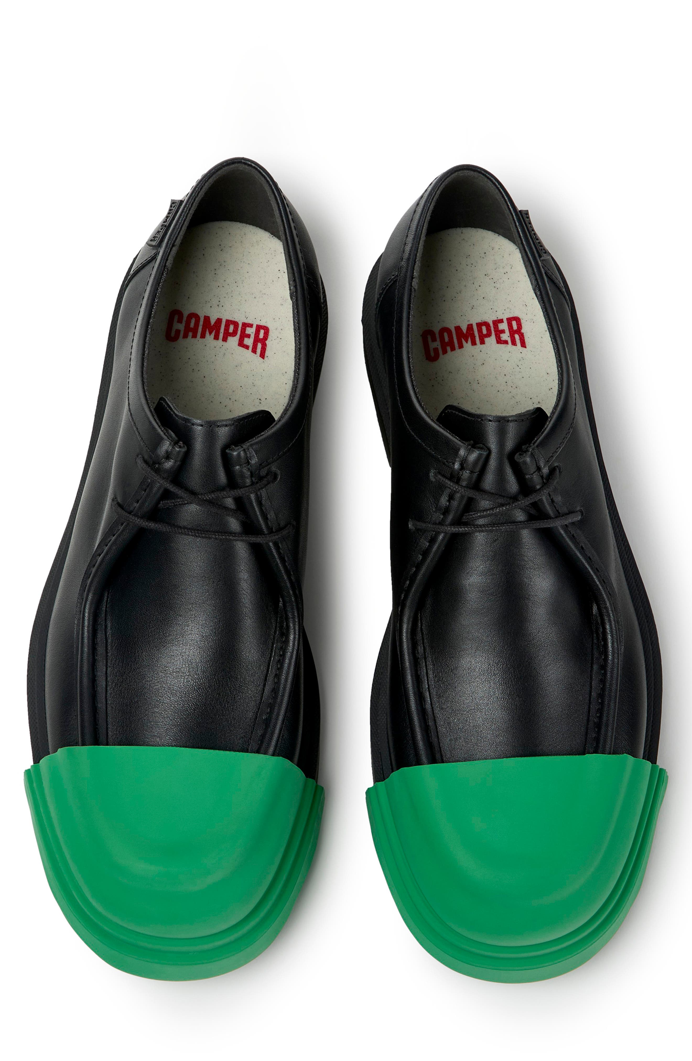 Junction Leather Wallabee, Alternate, color, BLACK
