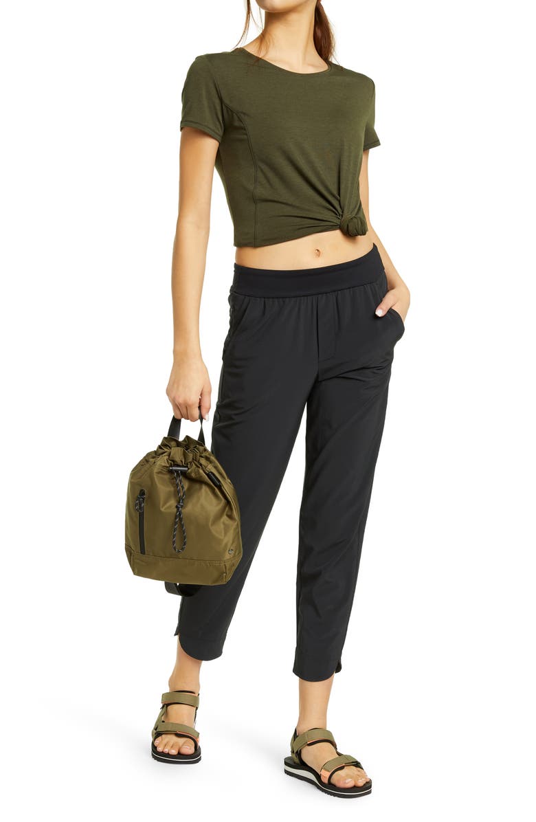Zella Getaway Ankle Pocket Pants, Alternate, color,