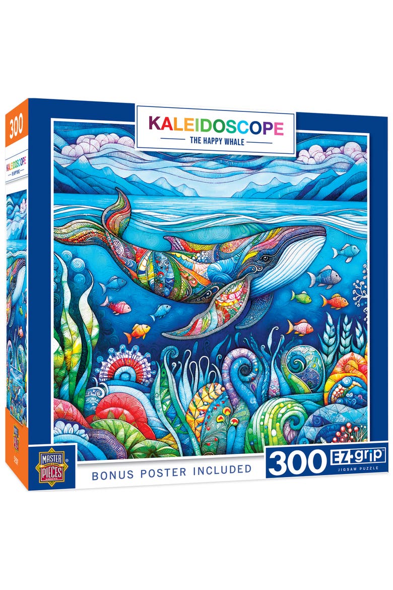 The Happy Whale 300 Piece Jigsaw Puzzle, Main, color, Multicolor