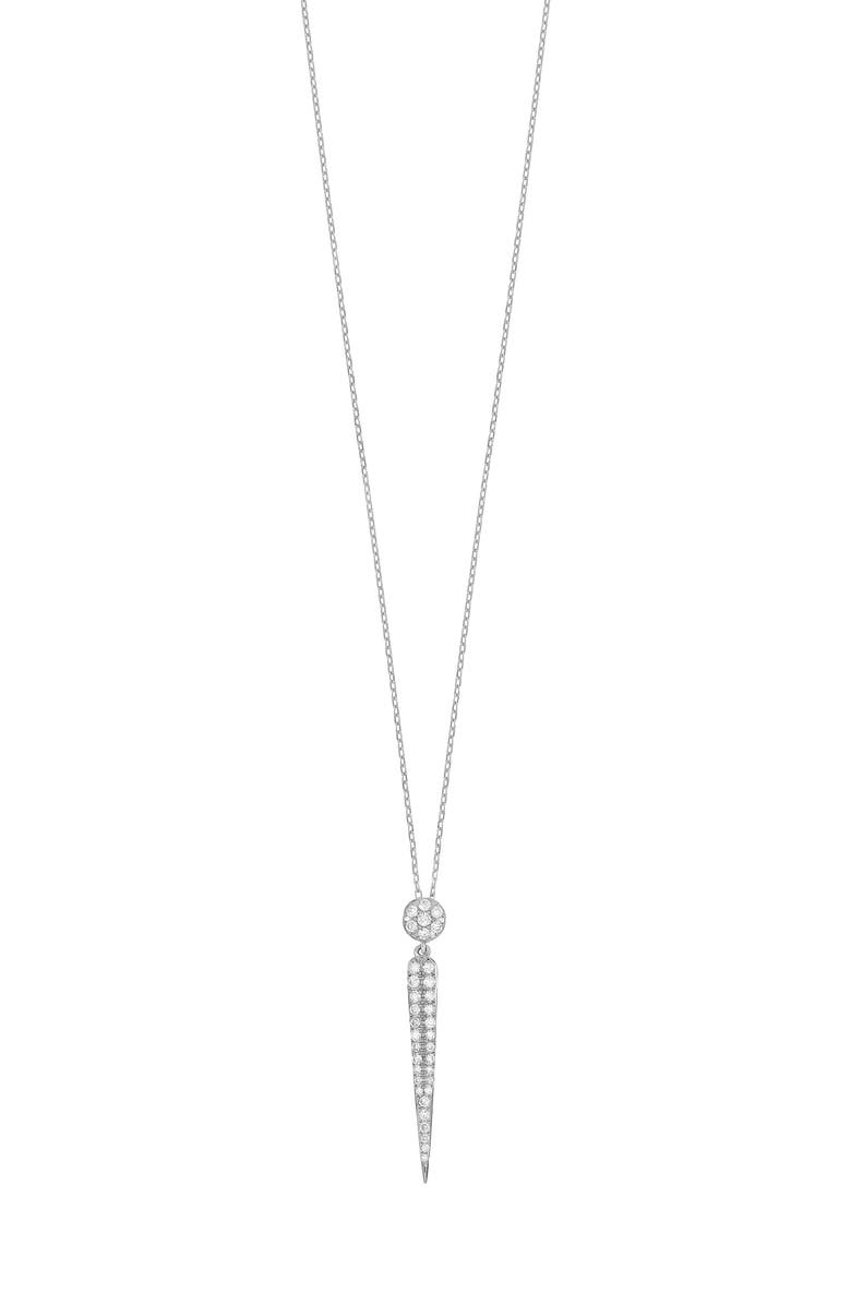 Carrière Jewelry Diamond Stick Pendant Necklace - 0.17ct., Main, color, 14K White Gold