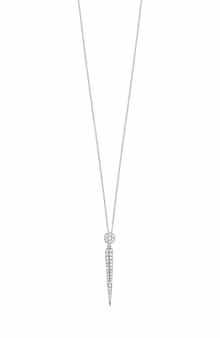 Carrière Jewelry Diamond Stick Pendant Necklace - 0.17ct.