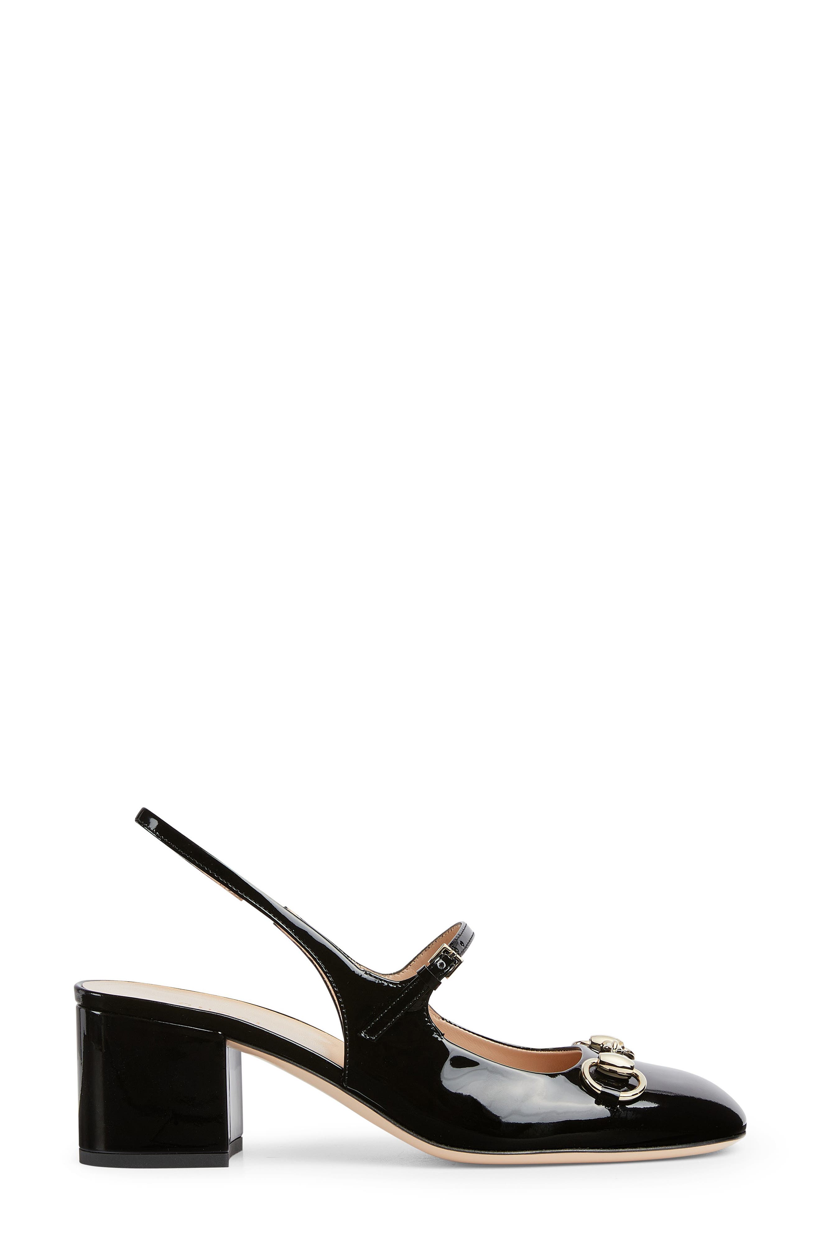 Gucci Horsebit Mary Jane Slingback Pump, Alternate, color, 1000 Black