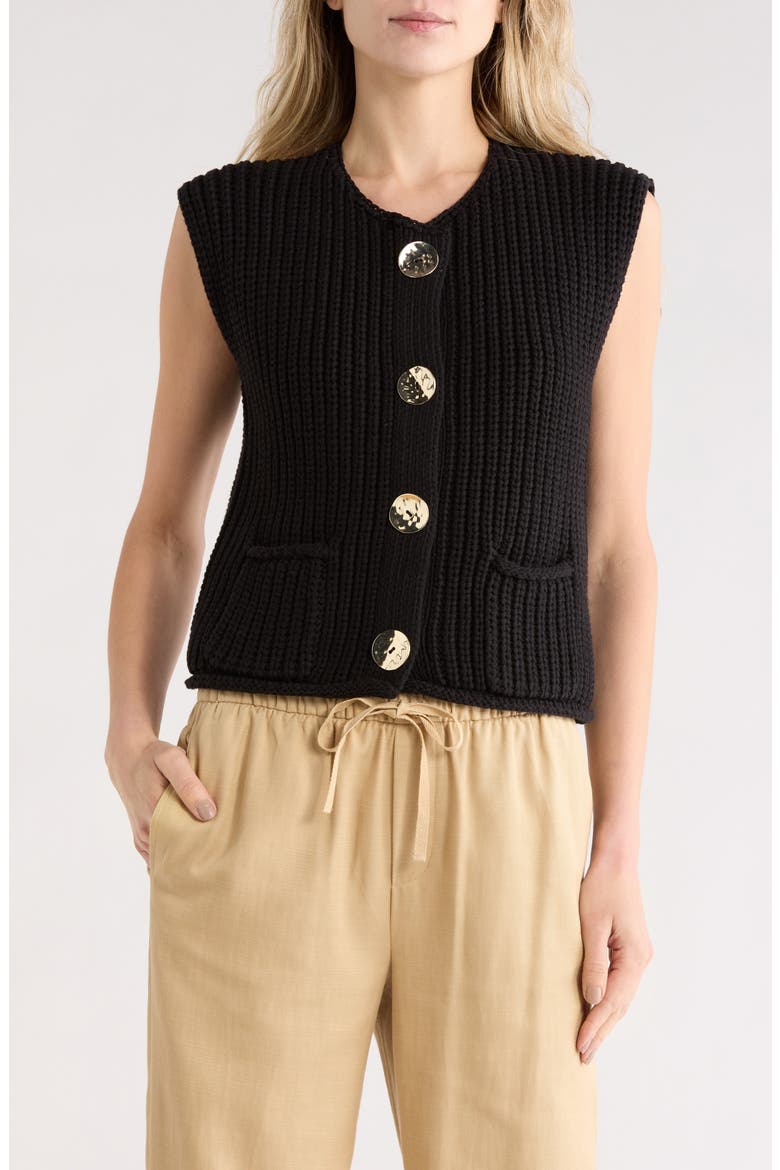 Button Shaker Cardi Vest (Women) | Nordstromrack