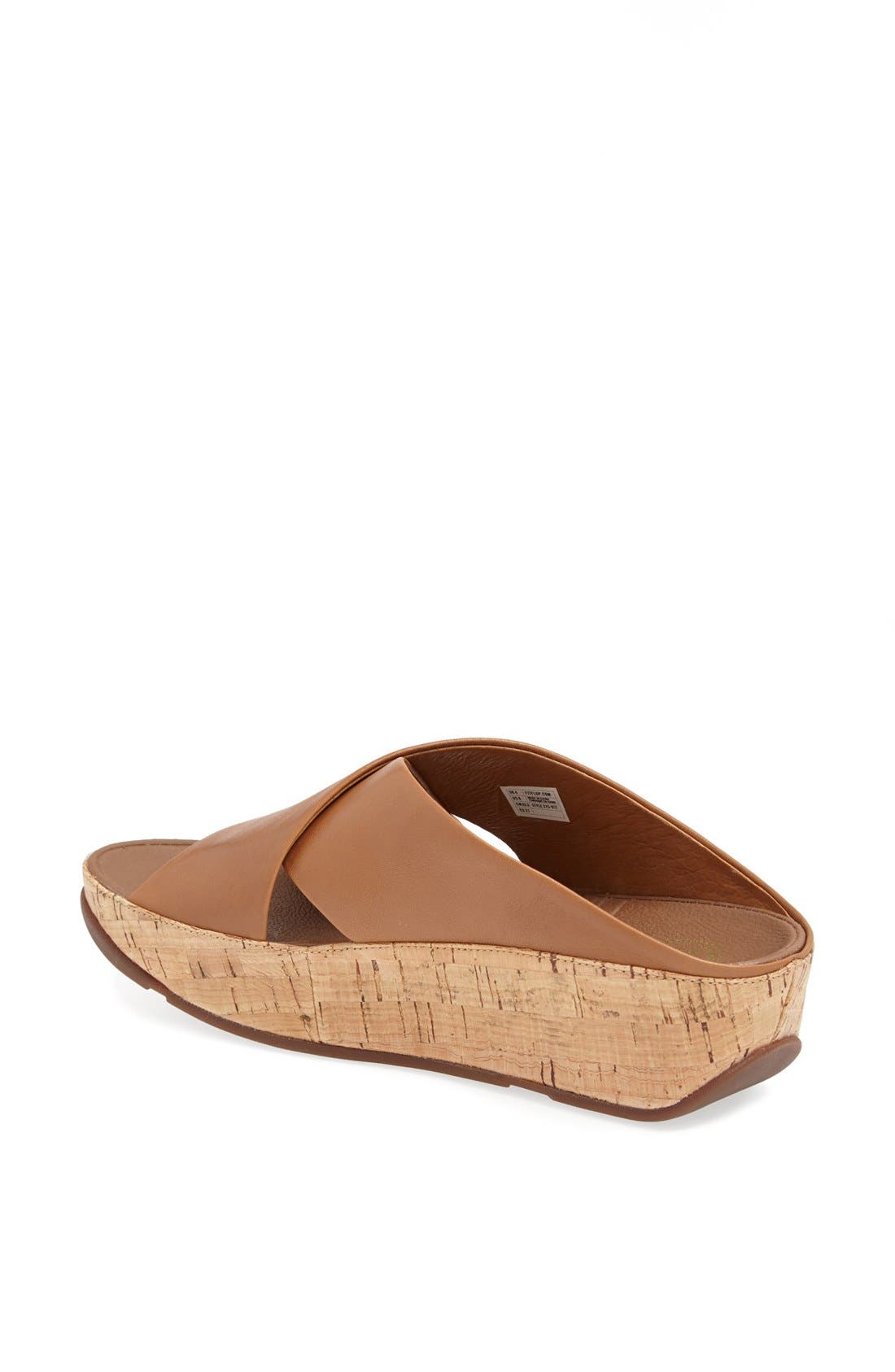 'Kys™' Leather Sandal, Alternate, color, TAN