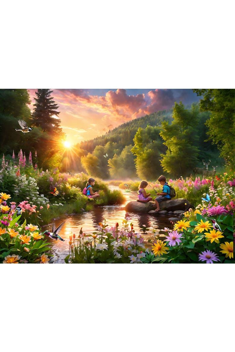 Tranquil Stream 1000 piece Jigsaw Puzzle for Adults, Alternate, color, Multicolor