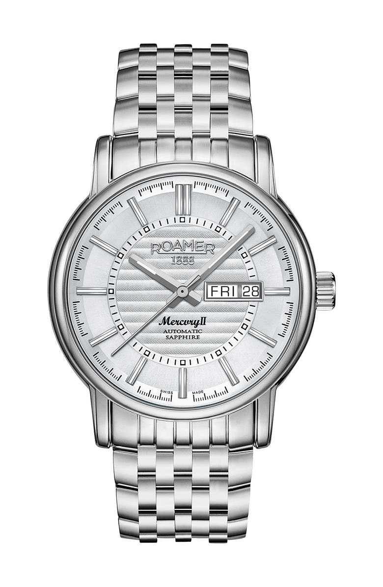 ROAMER Men's Saturn II Bracelet Watch, Main, color, 