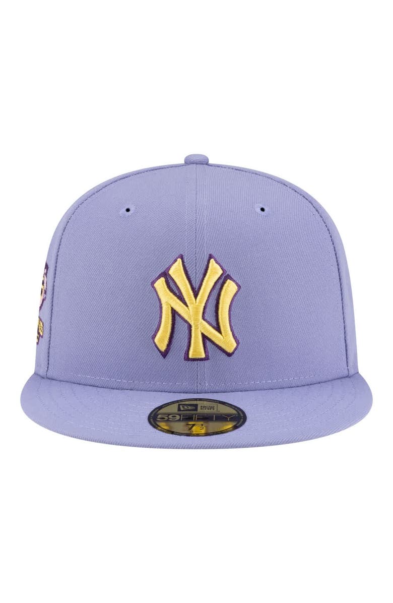 New Era Men's New Era Light Purple New York Yankees Lavender Bloom 59FIFTY Fitted Hat, Alternate, color, Light Purple