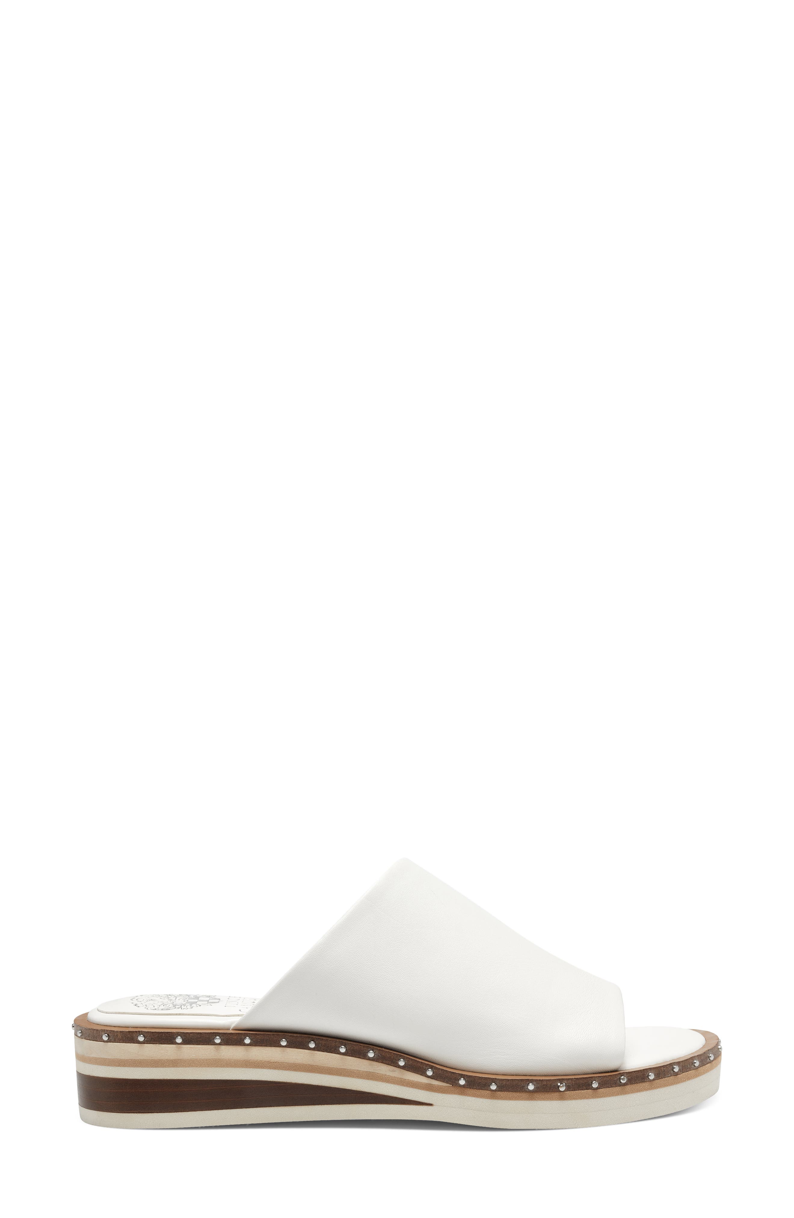 Meralda Wedge Slide Sandal, Alternate, color, WHITE SWAN