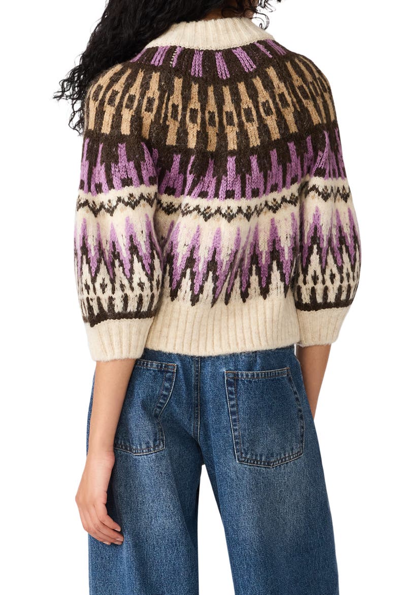 Adley Fair Isle Cardigan, Alternate, color, MULTI