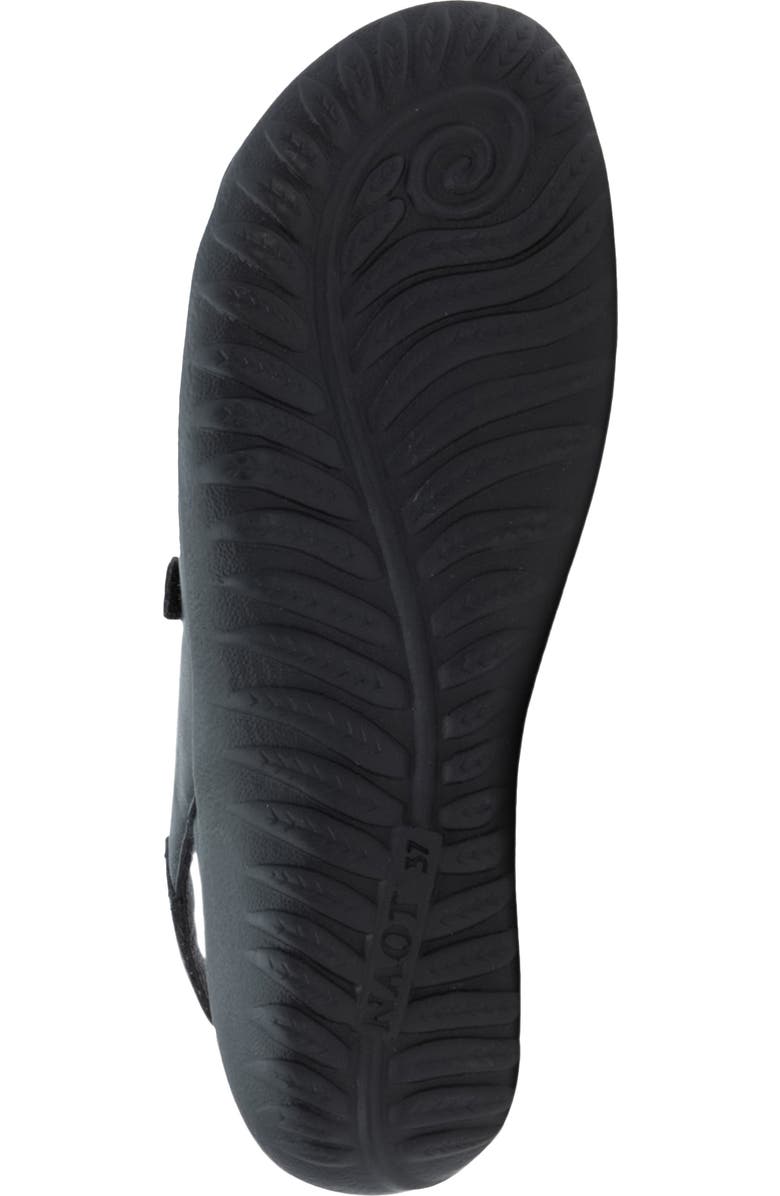 Naot Toka Slingback Sandal, Alternate, color, Shiny Black Leather