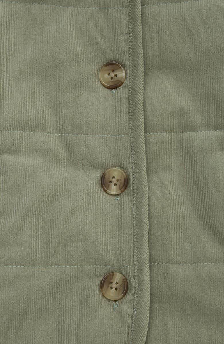 Little Me Corduroy Jacket, T-Shirt & Leggings Set, Alternate, color, Green