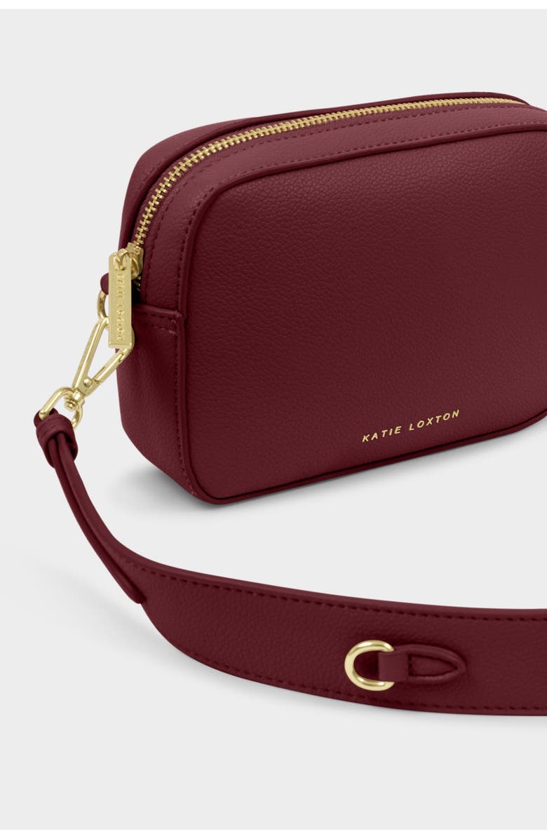 Katie Loxton Avery Small Crossbody Bag in Cherry, Alternate, color, Cherry