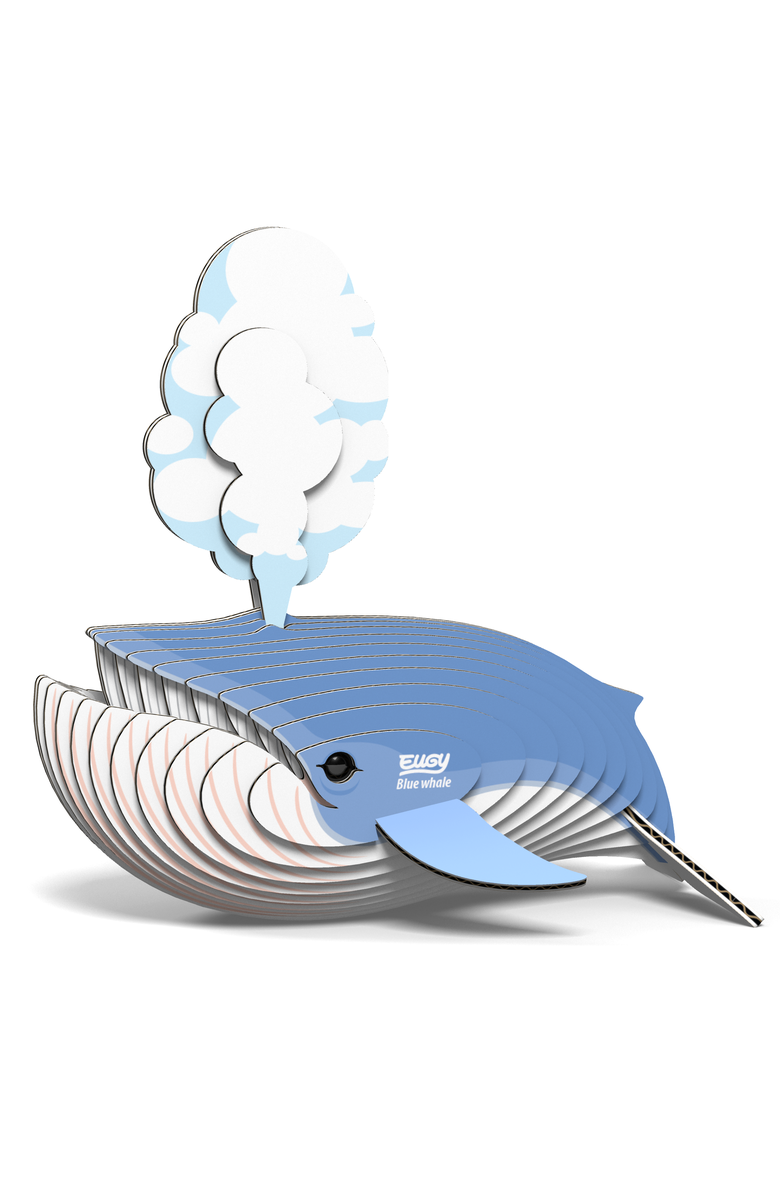 Eugy Puzzles Blue Whale 3D Puzzle, Alternate, color, NO COLOR
