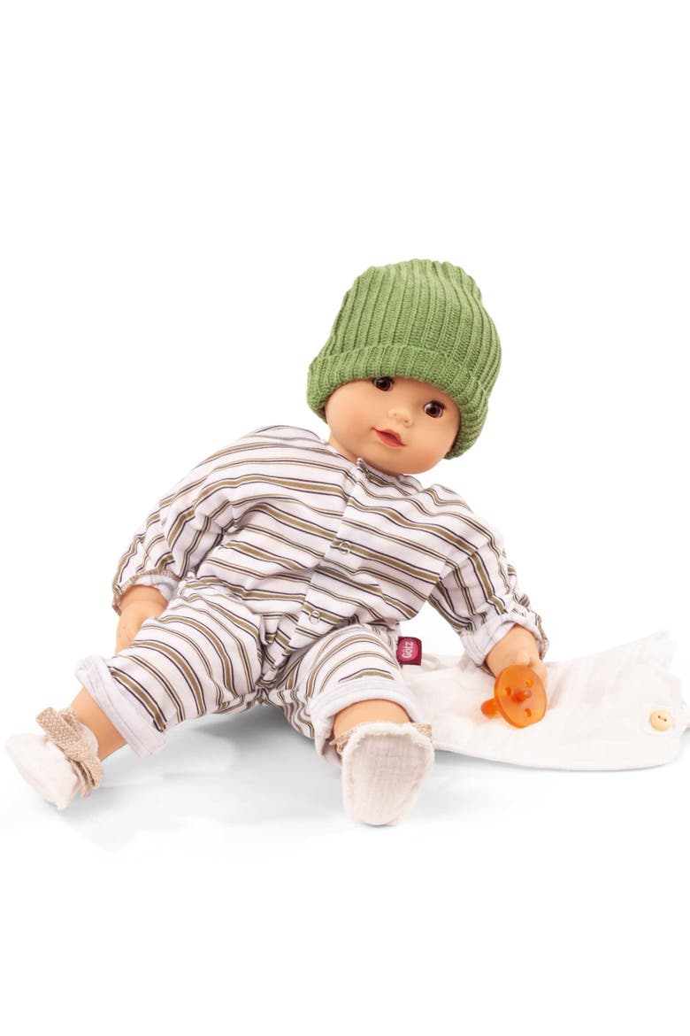 Maxy Muffin 16.5 Inch Stripes Soft Doll, Alternate, color, Multicolored