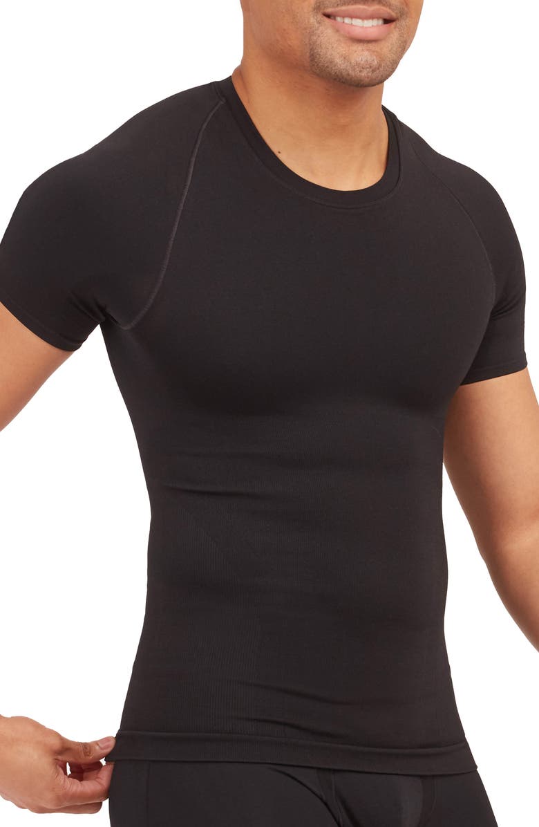 SPANX<sup>®</sup> Ultra Sculpt Seamless Crewneck T-Shirt, Main, color, 