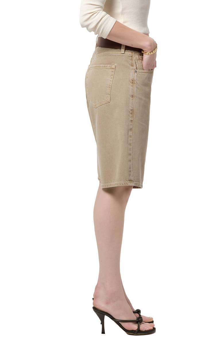 Citizens of Humanity Court Denim Shorts, Alternate, color, Catalina Light Beige